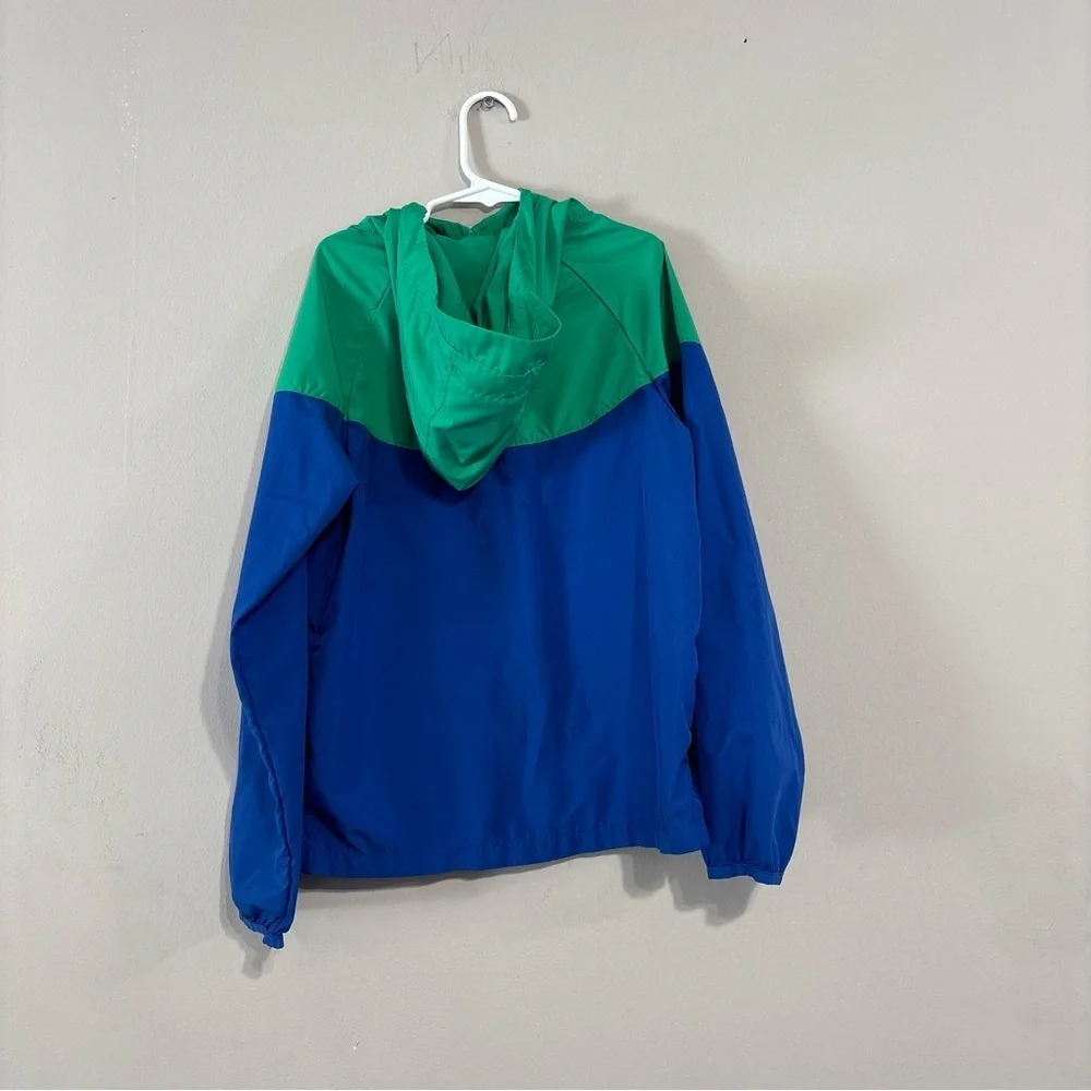 Nike‎ Kids Green and Blue Windbreaker. Size S